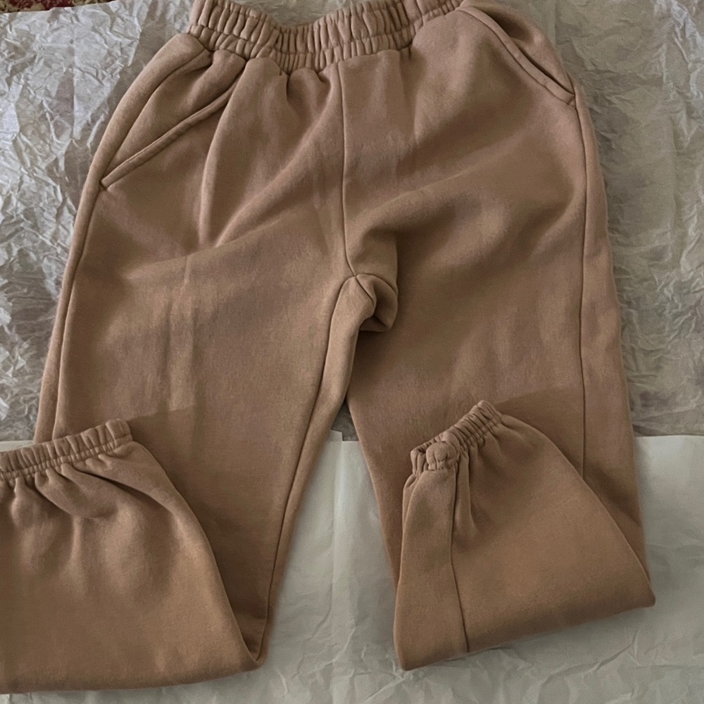 Zara Kids Beige Elastic Waist Pants